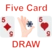 5 Card Draw poker varyantında geleneksel kart oyunu deneyimi