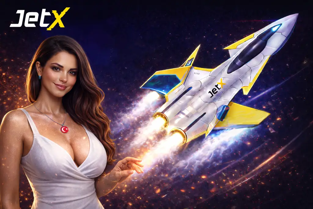 JetX oyunu y&uuml;ksek &ccedil;arpan grafiği ve roket animasyonu deneyimi