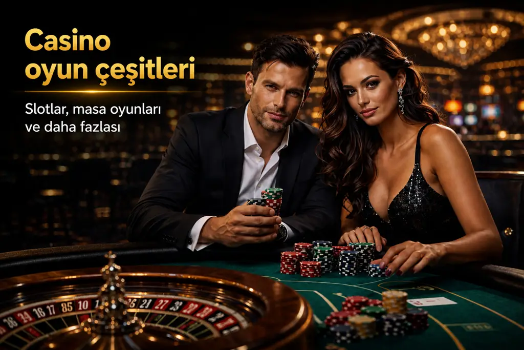Online casino platformu T&uuml;rkiye'de masa oyunları ve rulet deneyimi