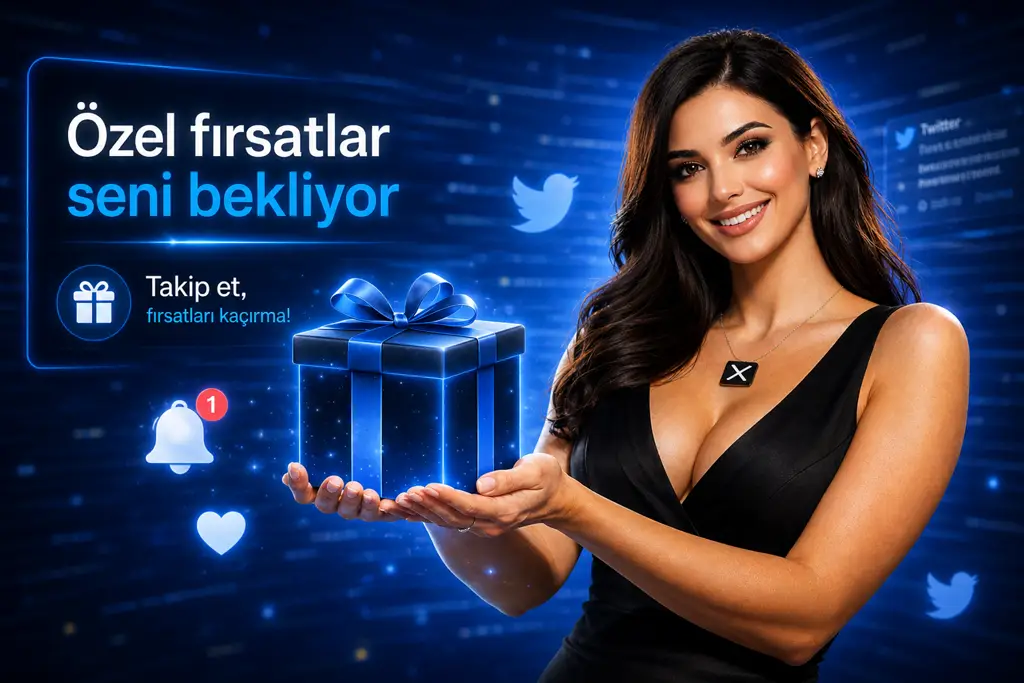 Twitter &uuml;zerinden sunulan &ouml;zel promosyon ve kampanya fırsatları
